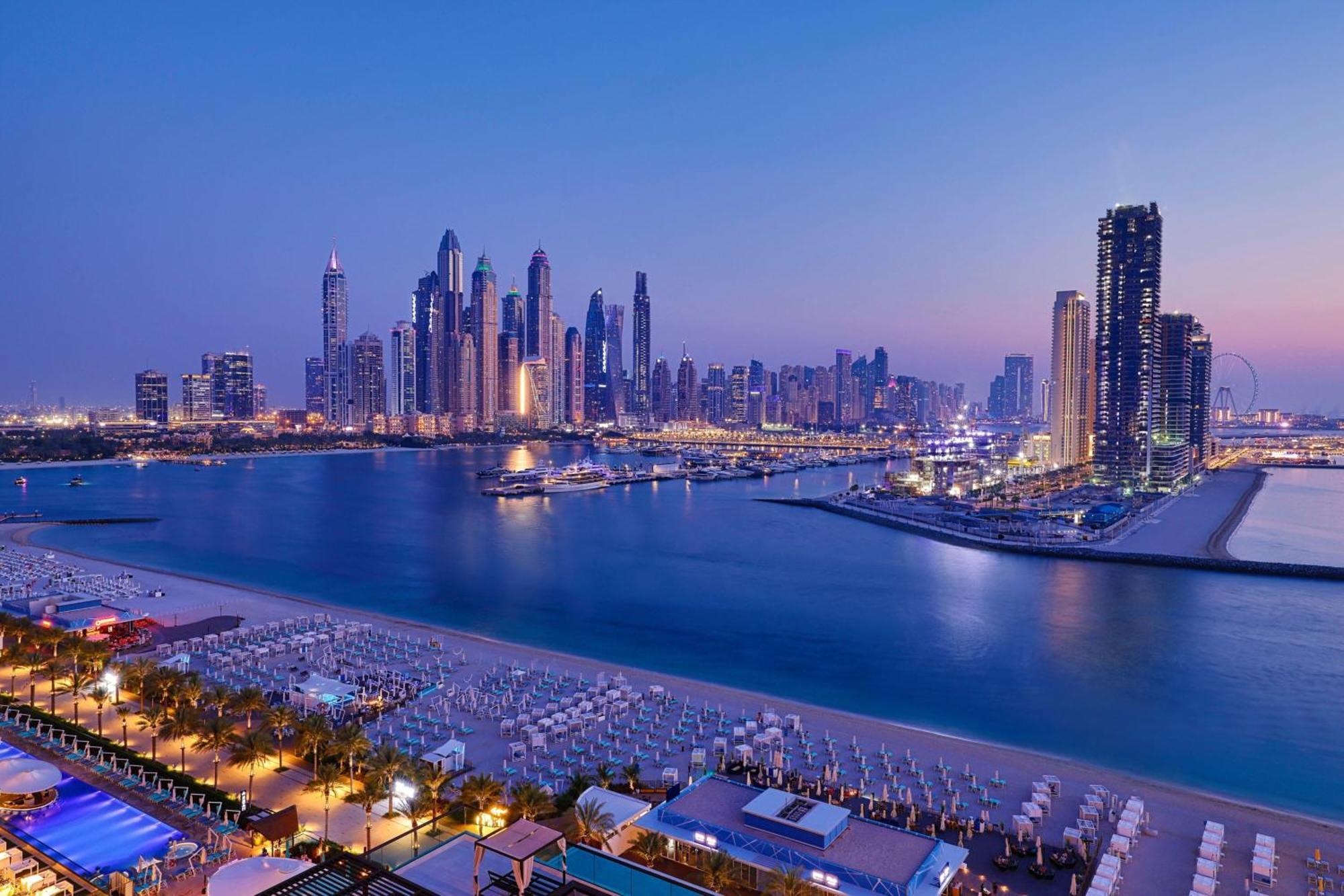 Marriott Resort Palm Jumeirah, Dubaj Zewnętrze zdjęcie Dubai Marina