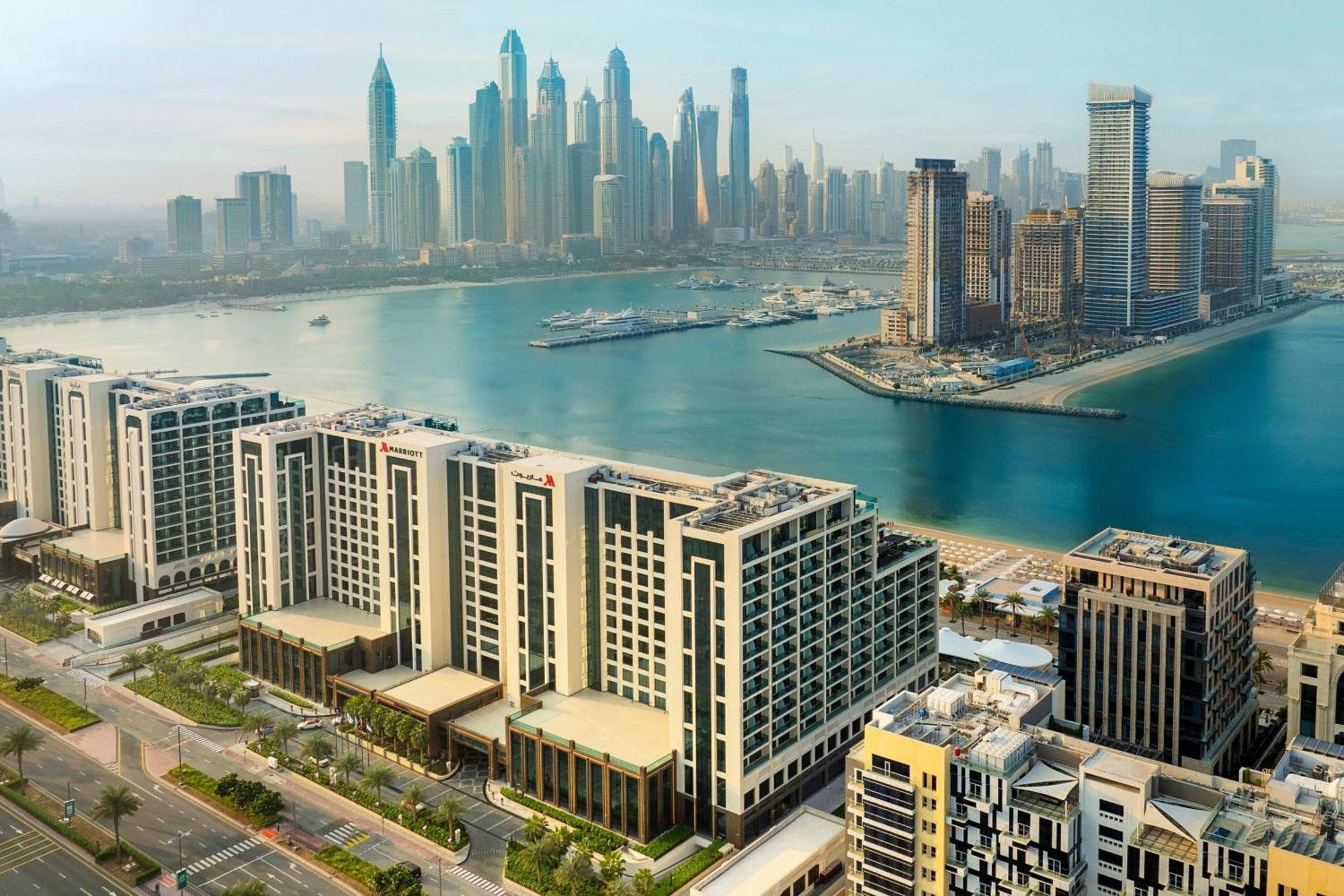 Marriott Resort Palm Jumeirah, Dubaj Zewnętrze zdjęcie Dubai Marina